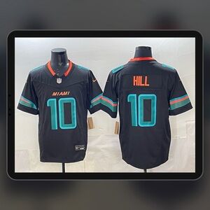 Men‘s NFL Miami Dolphins #10 Tyreek Hill 2025 Rivalry Collection F.U.S.E Jersey